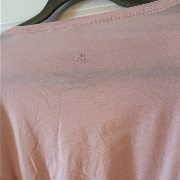 Lululemon Back In Action Long Sleeve in Color Pink Mist - Picture 6 of 6